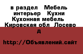  в раздел : Мебель, интерьер » Кухни. Кухонная мебель . Кировская обл.,Лосево д.